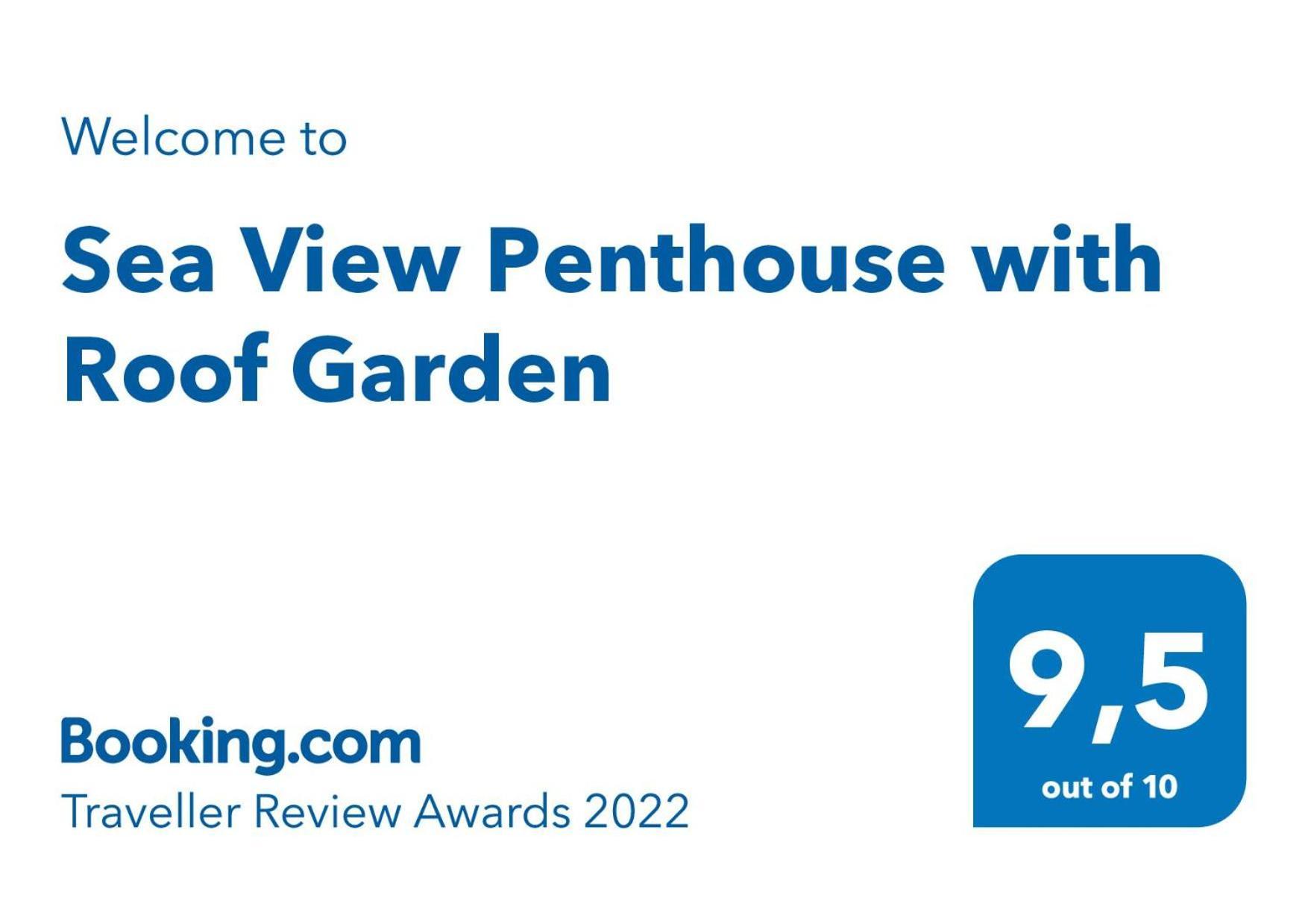 Sea View Penthouse With Roof Garden Lejlighed Chania  Eksteriør billede