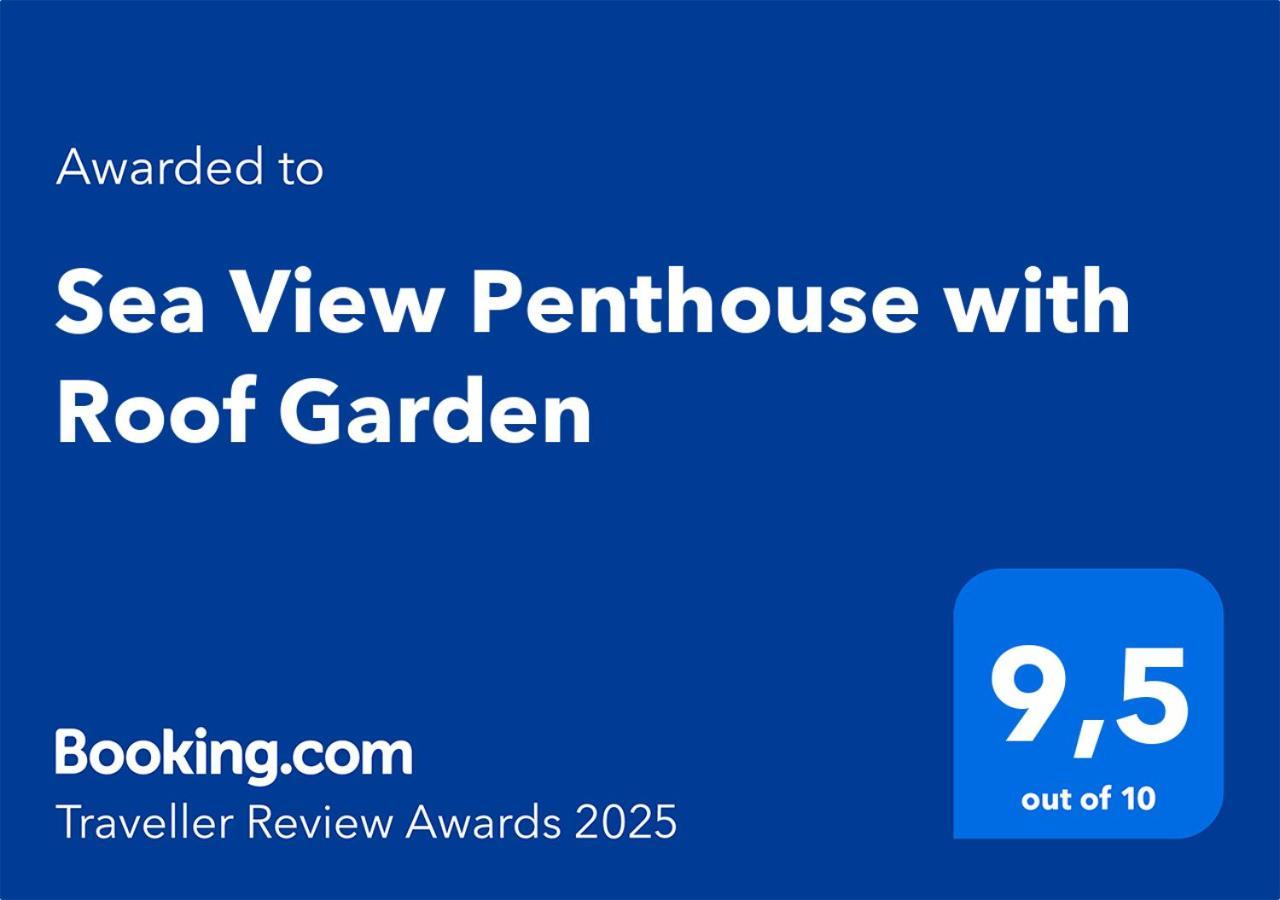 Sea View Penthouse With Roof Garden Lejlighed Chania  Eksteriør billede