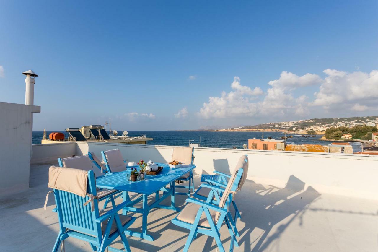 Sea View Penthouse With Roof Garden Lejlighed Chania  Eksteriør billede